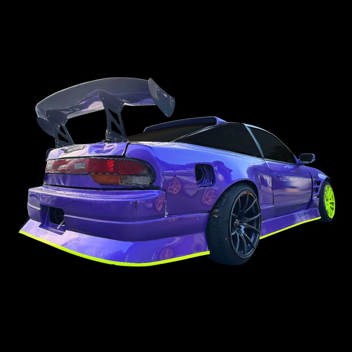 180SXのリアバンパー張り出しデザイン｜パーツランド