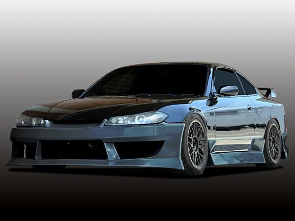 S15シルビアのエアロ張出しデザインセット|パーツランド S15シルビアのエアロ張出しデザインセット|パーツランド