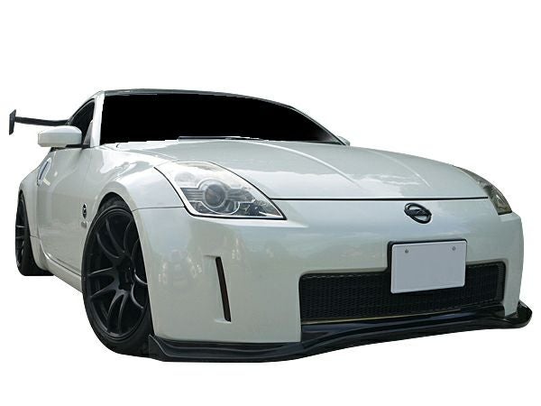 日産 ニッサン フェアレディZ用 フロントハーフスポイラー 前期用 カーボン製 00572-001 車 国産車 交換 パーツ ボディ Z33フェアレディZのフロントハーフスポイラー前期カーボン製｜パーツランド