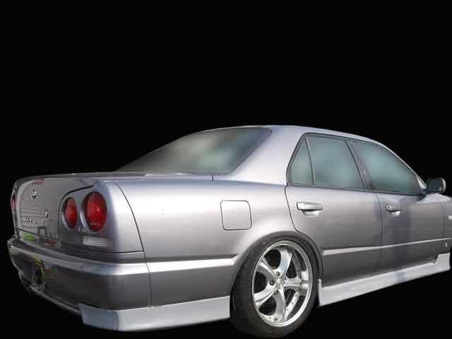 R34スカイラインのリアハーフ分割デザイン左右セット｜パーツランド